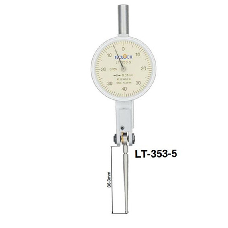 日本得樂(lè )TECLOCK杠桿百分表LT-353-5指針式百分表針盤(pán)式量表