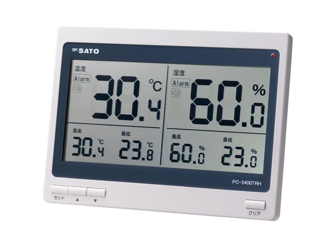 日本進(jìn)口佐藤SATO數字溫濕度計 PC-5400TRH