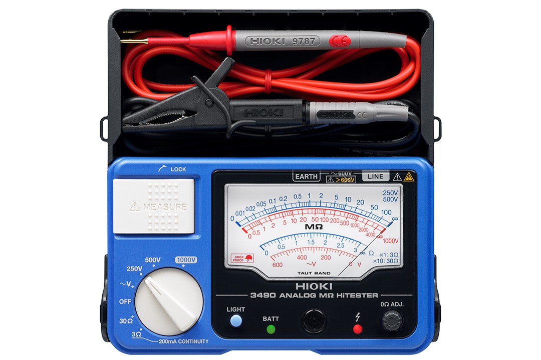日本hioki絕緣電阻表 3490 三檔電壓量程，絕緣測試高達4000MΩ